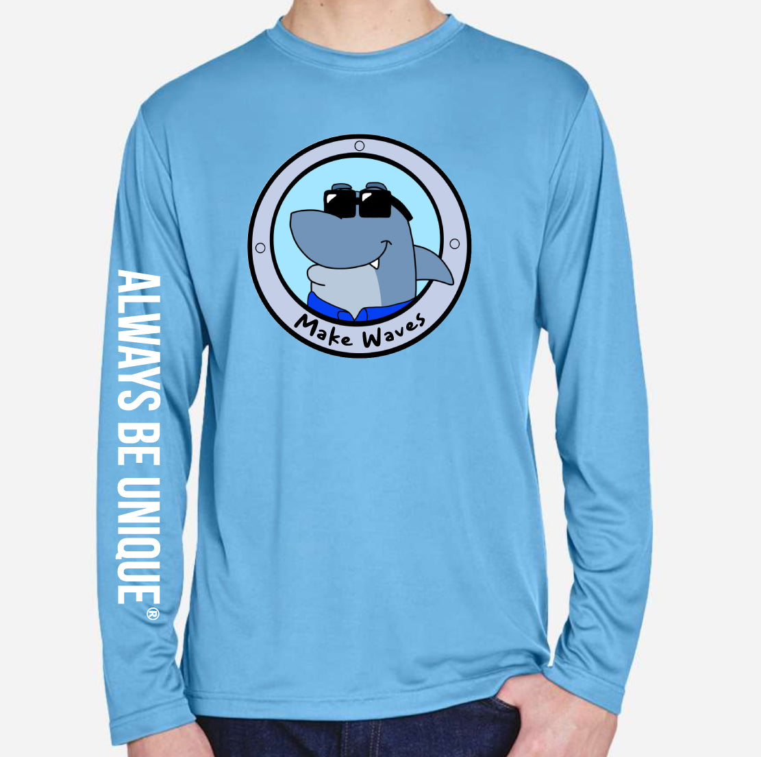 Make Waves Long Sleeve Shirt | Apparel That Supports Inclusion