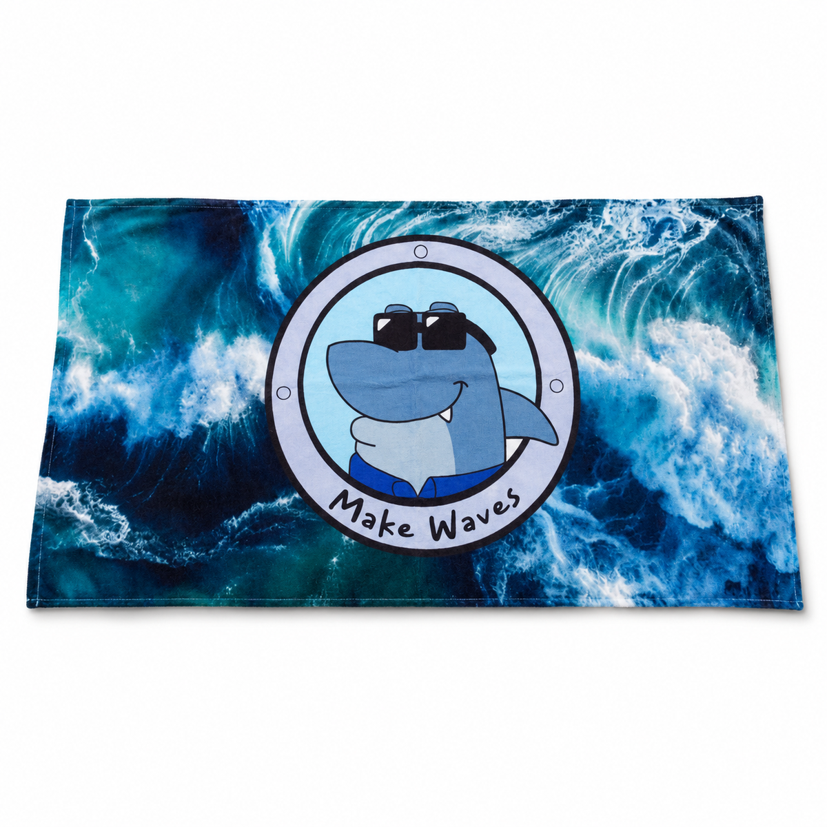 Make Waves Beach Towel
