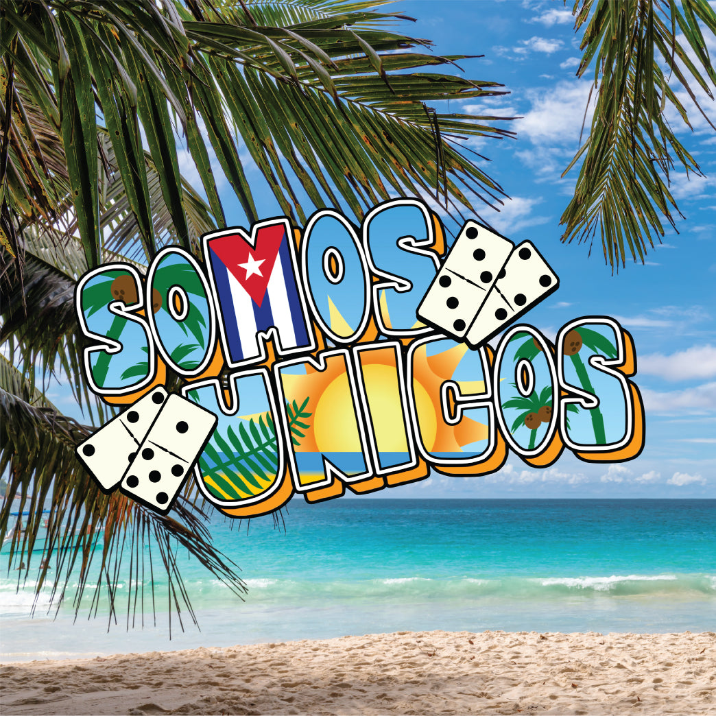 Somos Únicos Domino Table | Meaningful Gift That Gives Back | Cuban-Inspired Domino Table