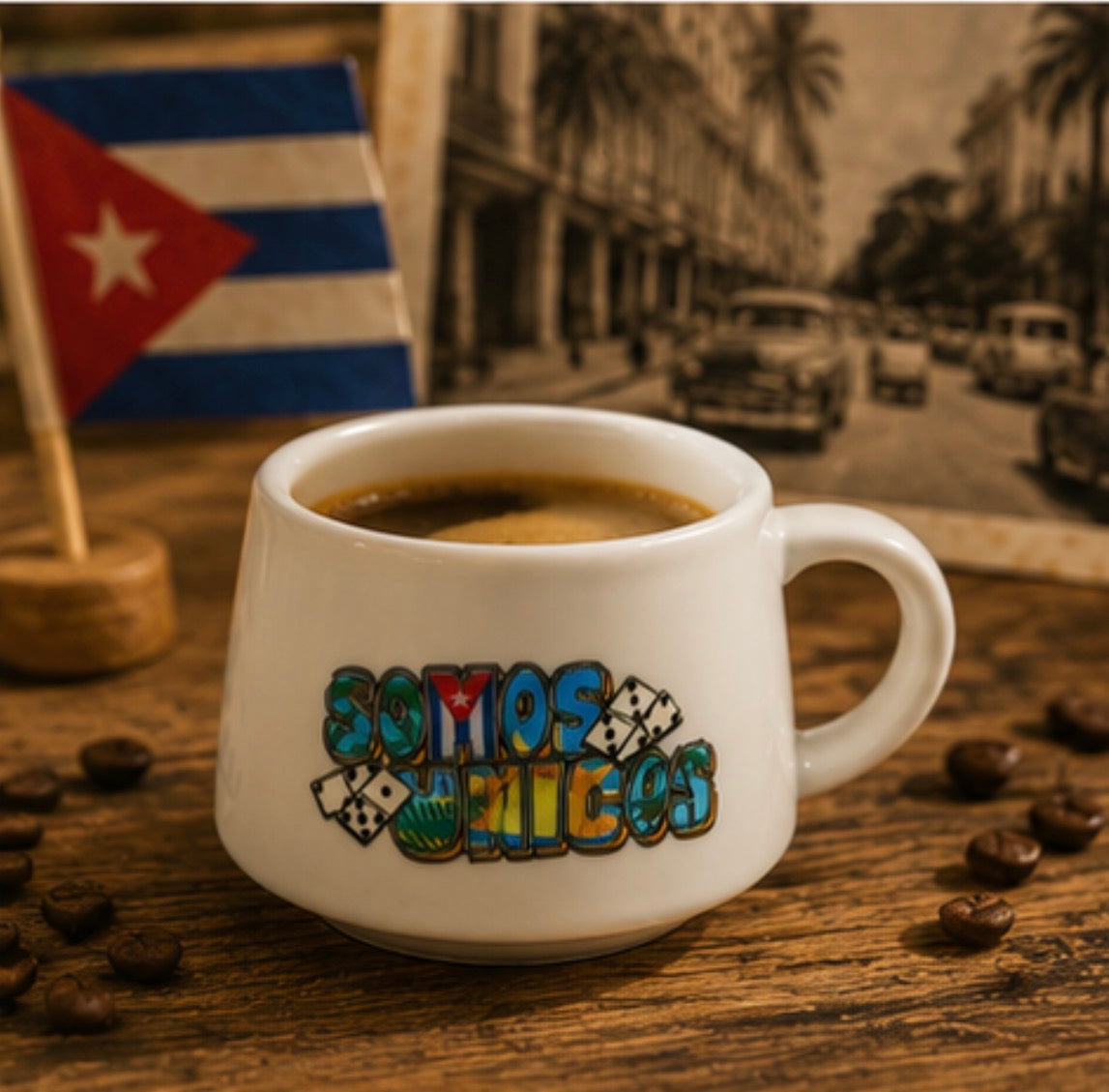 Somos Únicos Cuban Espresso Cup Set  | Set of 2
