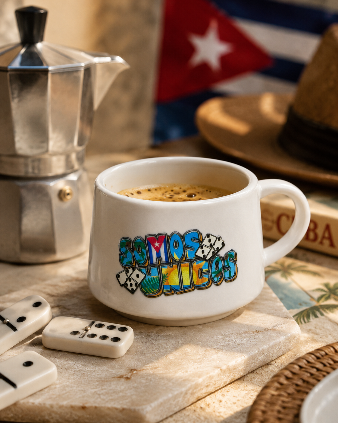 Somos Únicos Cuban Espresso Cup Set  | Set of 2