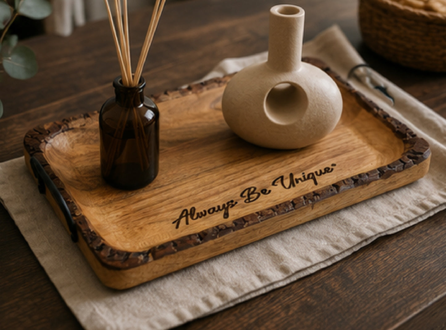 Wood Serving Tray | Meaningful Gift That Gives Back | Supports Autism & Inclusive Employment