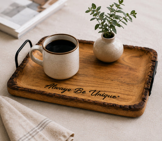 Wood Serving Tray | Meaningful Gift That Gives Back | Supports Autism & Inclusive Employment